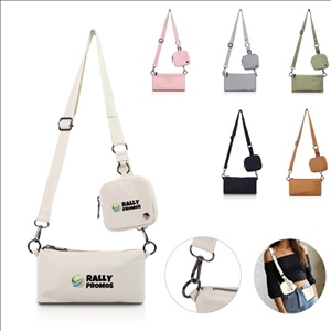 Waterproof Crossbody Nested Bag with Pouch Wallet